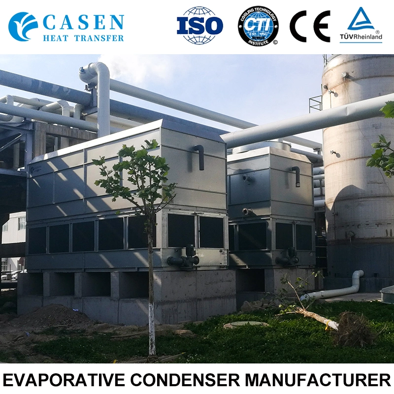 Industry Efficient Nh3/Ammonia/R717/Refrigerant Cooling Tower Evaporative Condenser for Screw Air Compressor Refrigeration Industry