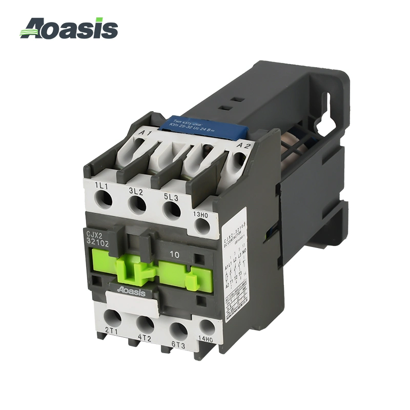 Aoasis Cjx2-32Z DC Contactor LC1 من النوع 32A AC3 GB14048.4 Electric ملامس ثلاثي الأقطاب