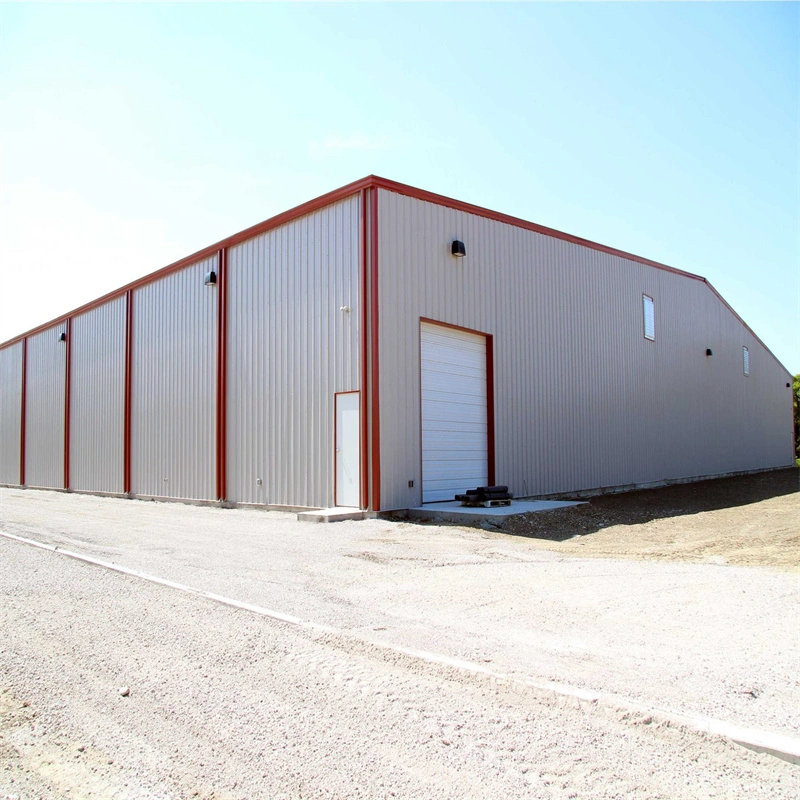 Steel Frame Construction Prefab Metal Building Garage Prefabricated Warehouse