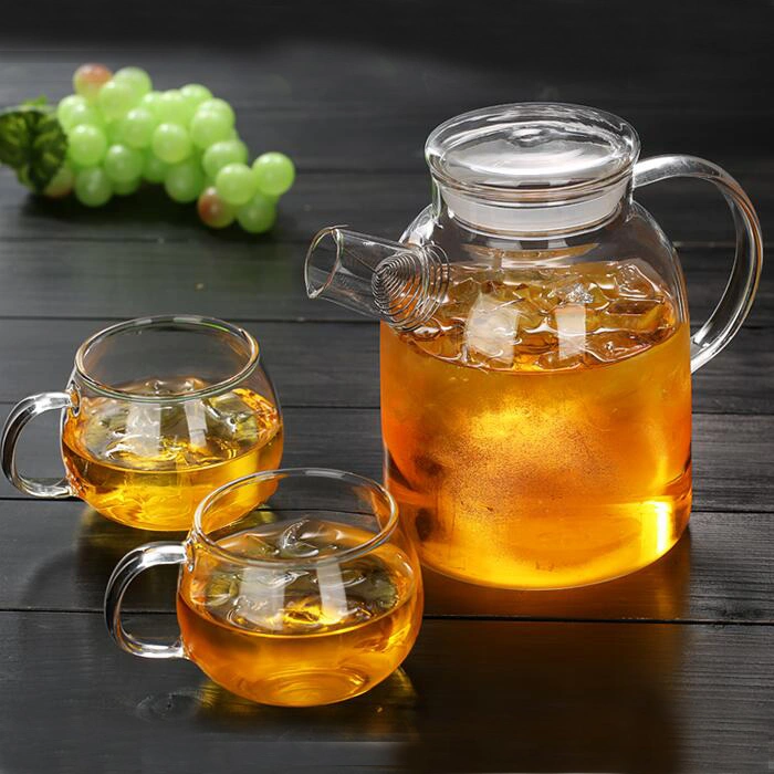 Glass Teapot Set Promotional Gift Set Borosilicate Glass Tea Set