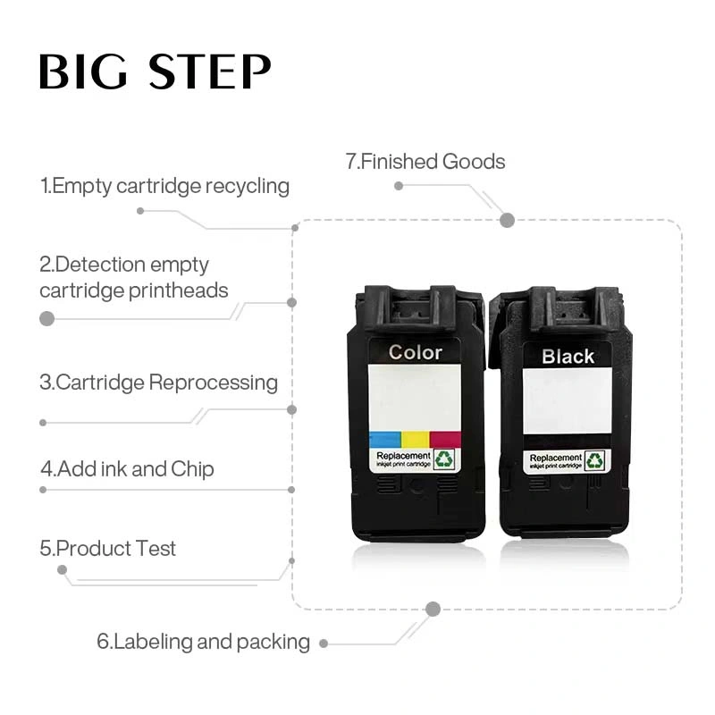 Bulk Canon Ink Cartridge Pg512 Cl513 XL Wholesale/Supplier Printer Cartridge for Canon Printer