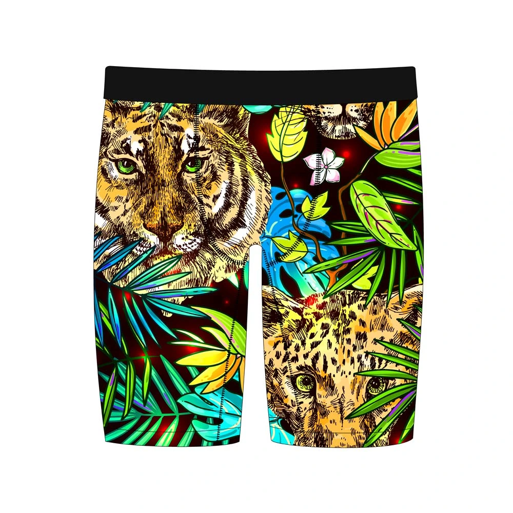 Hot Selling Custom Design Comfortable Men's Polyester Boxer Briefs Shorts Underwear