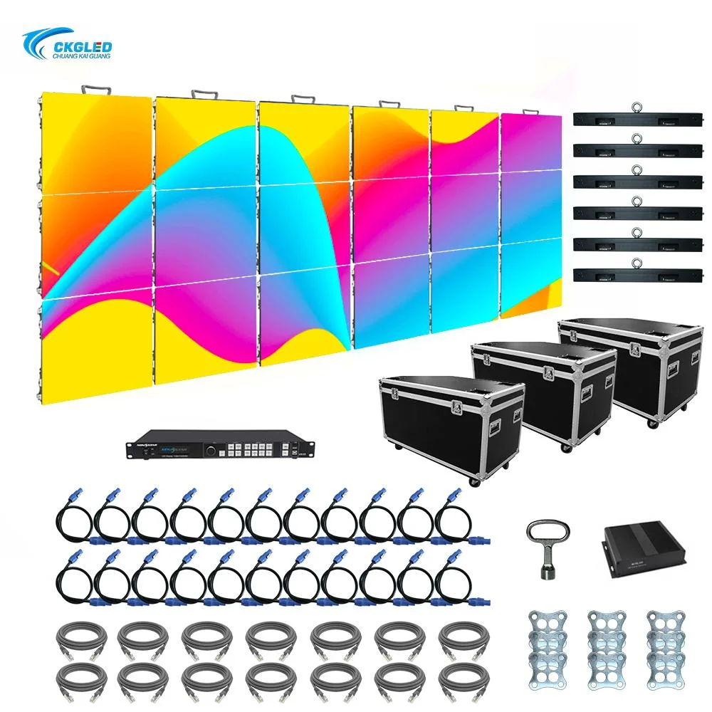 500mm*500mm Alquiler de eventos al aire libre Waterproof LED pantalla de panel utilizado Para Backgrund de etapa