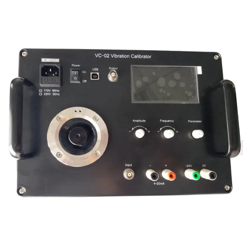 Beschleunigung Geschwindigkeit Wegsensor Empfindlichkeit Frequenz Vibration Amplitude Tragbare Vibration Kalibrator (VC-01/VC-02)