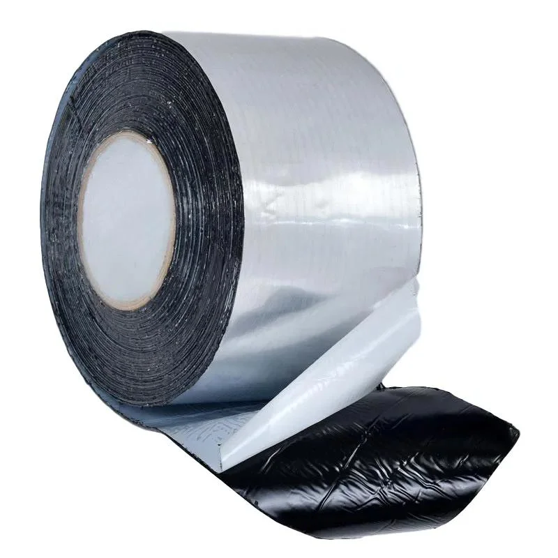Popular Grey Aluminum Foil Bitumen Flashing Tape for Roofs Windows Repair Sealing