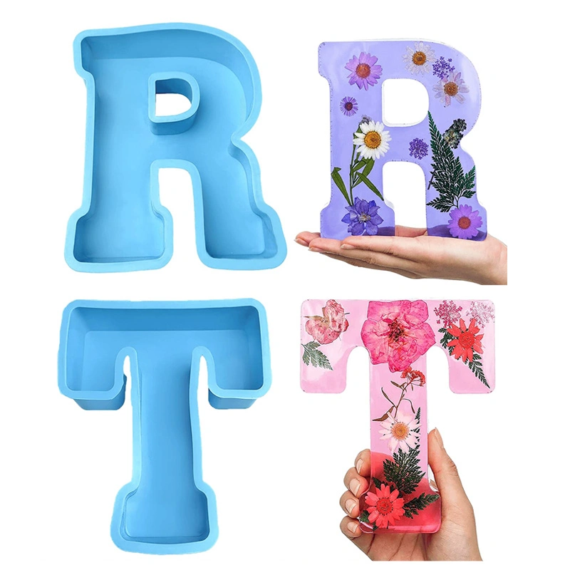 Custom Shape Candle Silicone Large 26 Letter Molds for Resin