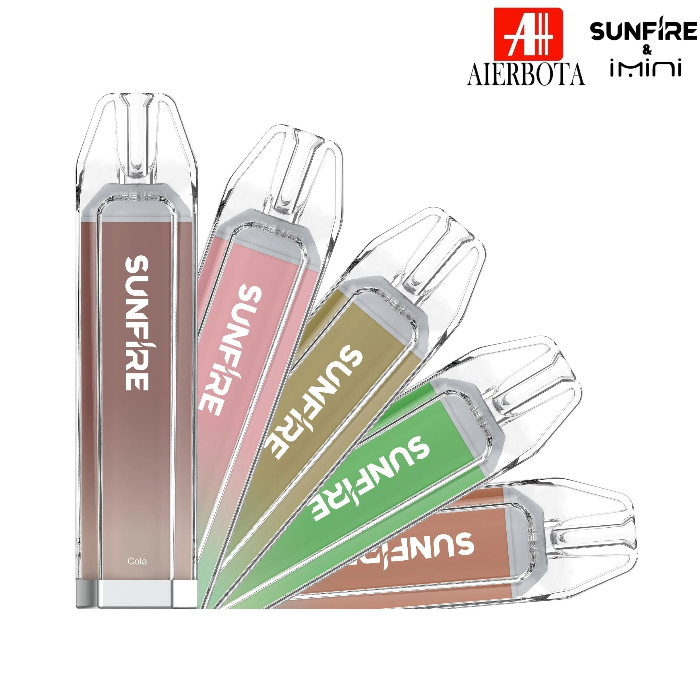 OEM Crystal Sunfire PRO Max Nic Salt 0%, 2%, 5% Mini Vape Pen Vape 5000 Puffs E-Cigarette Disposable Vape