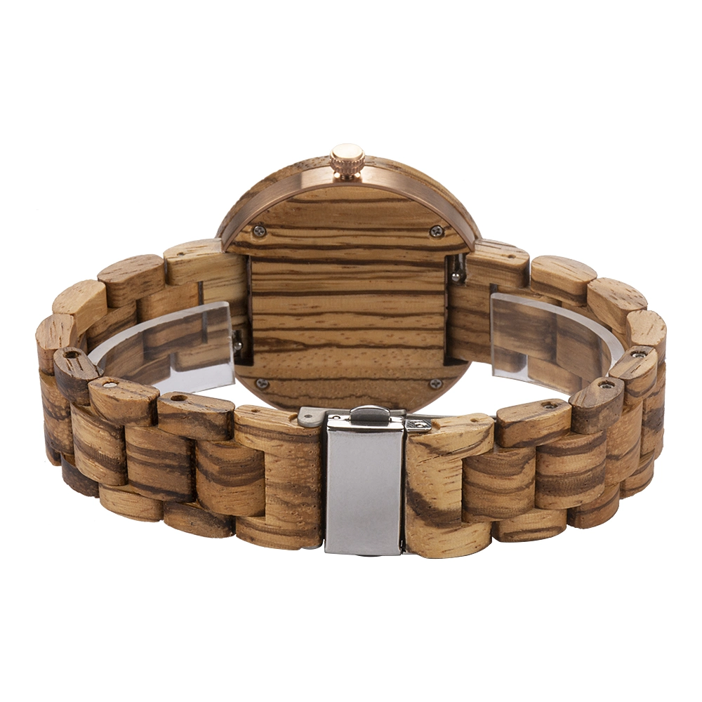 Montre-bracelet artisanal en bois Bewell Logo personnalisé Watch