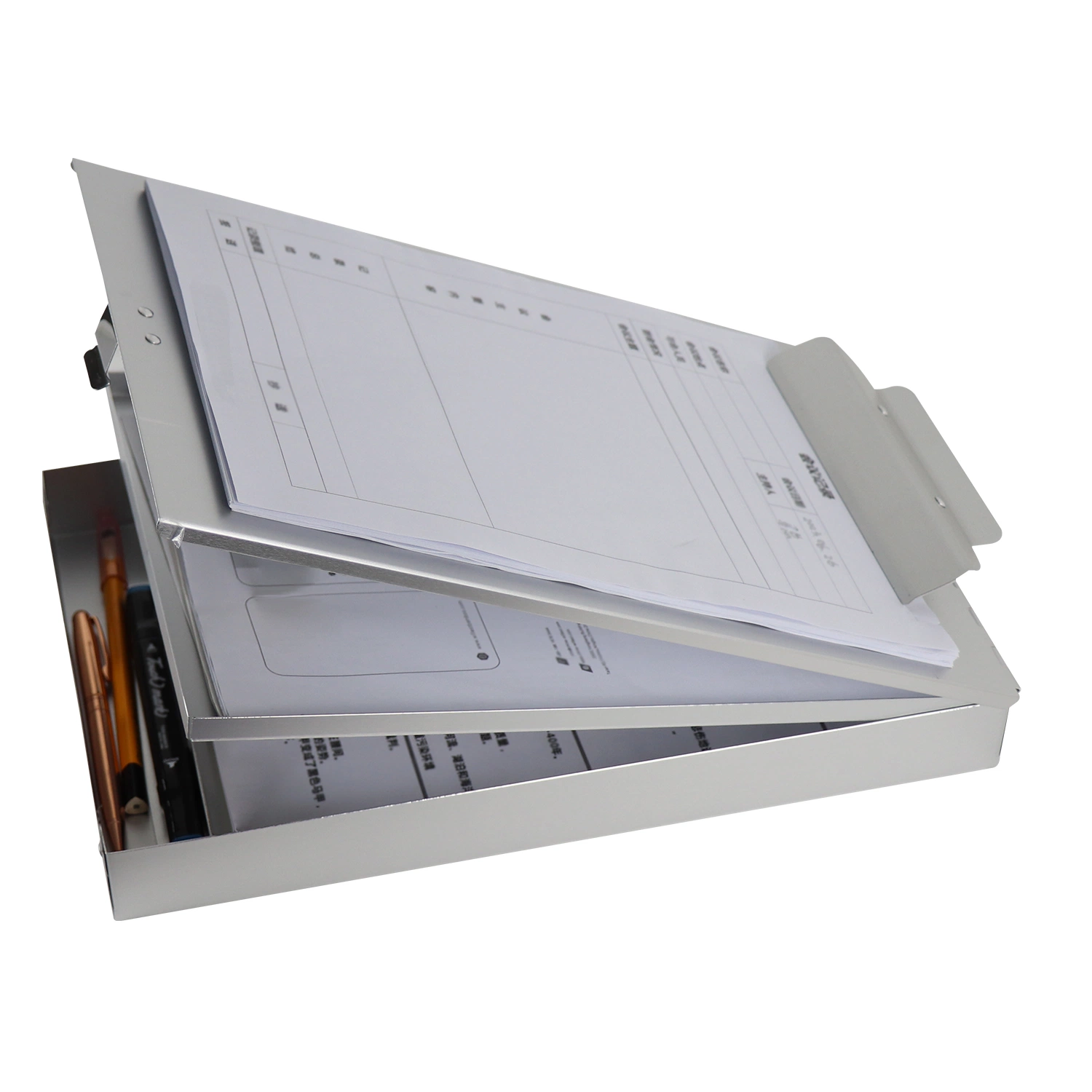 Double Aluminum Box Folder Double Storage File Filing Storage Folder