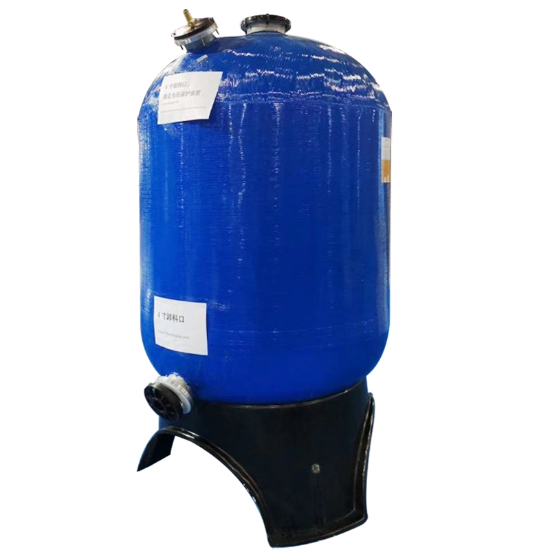 Resin Softener Sand Filter FRP Tank with Upper Filling Port/Lower Discharge Port