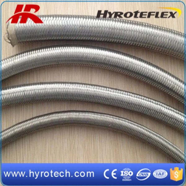 SS304/SS316 Stainless Steel Smoothbore PTFE Hose with Competitive Price