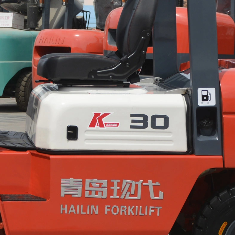 Hailin 3.0ton/3000kgs Diesel/Gas/LPG Forklift 3m/4.5m/5m/6m Lifting Height, with Japanese Isuzu/Nissan/Mitsubishi Engine, with Side Shift, Cabin, Triplex Mast