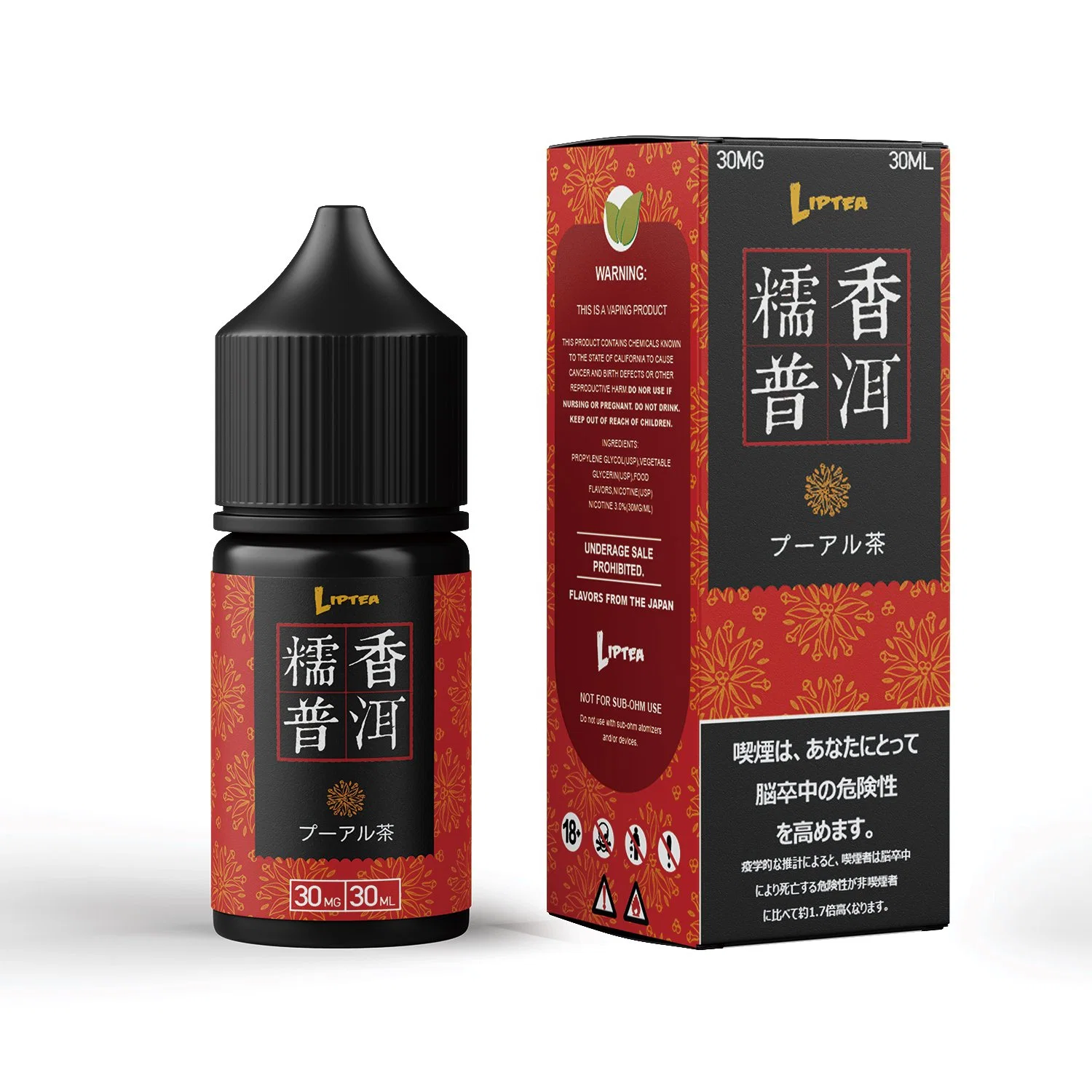 Liptea The Latest E Liquid E Juice for E Vape E Cigarette OEM/ODM Acceptable