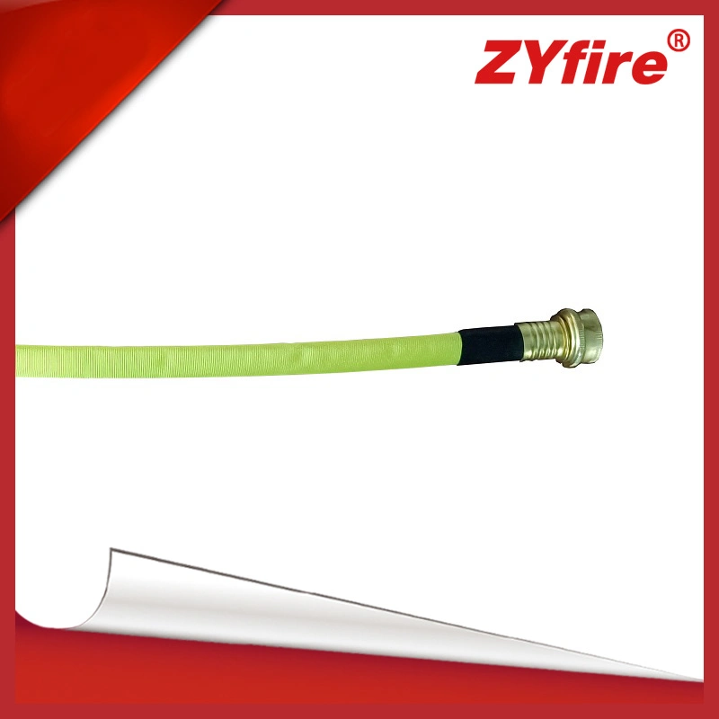 TPU Lining 5/8" 3/4" Inches Yellow Forestry Layflat Econo Forestry Hose with Copper Garden Thread Coupling