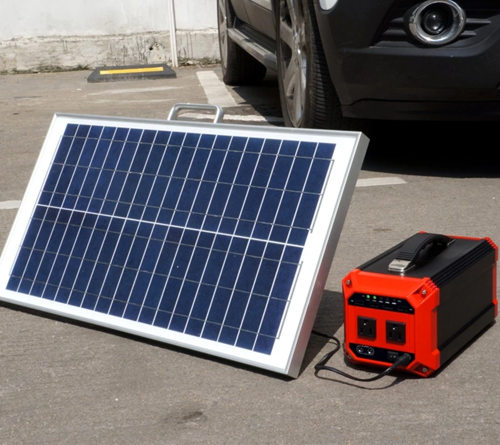 Lítio portáteis de emergência Gerador Solar Carregador de Bateria Recarregável 270Wh/300W