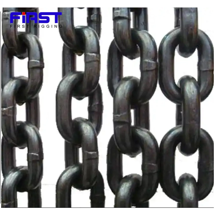 G80 Alloy Steel High Tensile Black Welded Lifting Chain