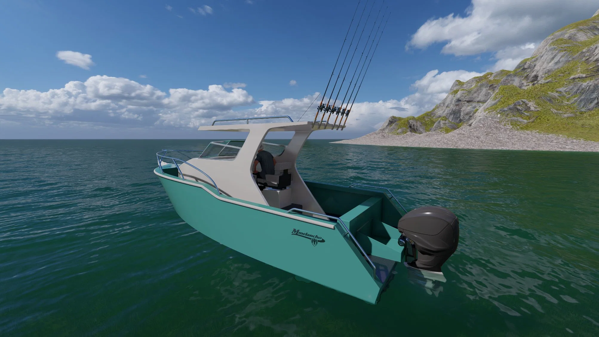 Mmelancho Efficient and Eco-Friendly Aluminum Fishing Boat for Sustainable Water Travel