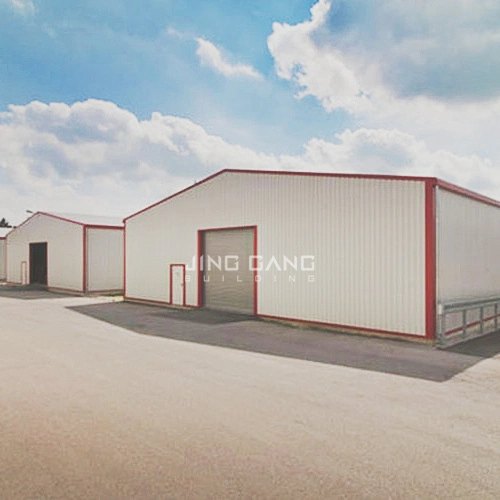 Weight Gable Frame Prefabricated Steel Structure Warehouse Workshop Hangar for Customization