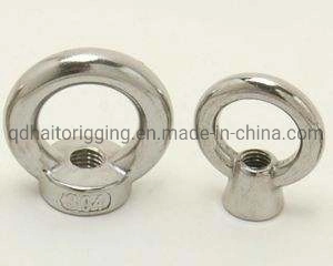 Stainless Steel304/316 JIS1169 Eye Nut of Rigging Hardware with Longer Service Life