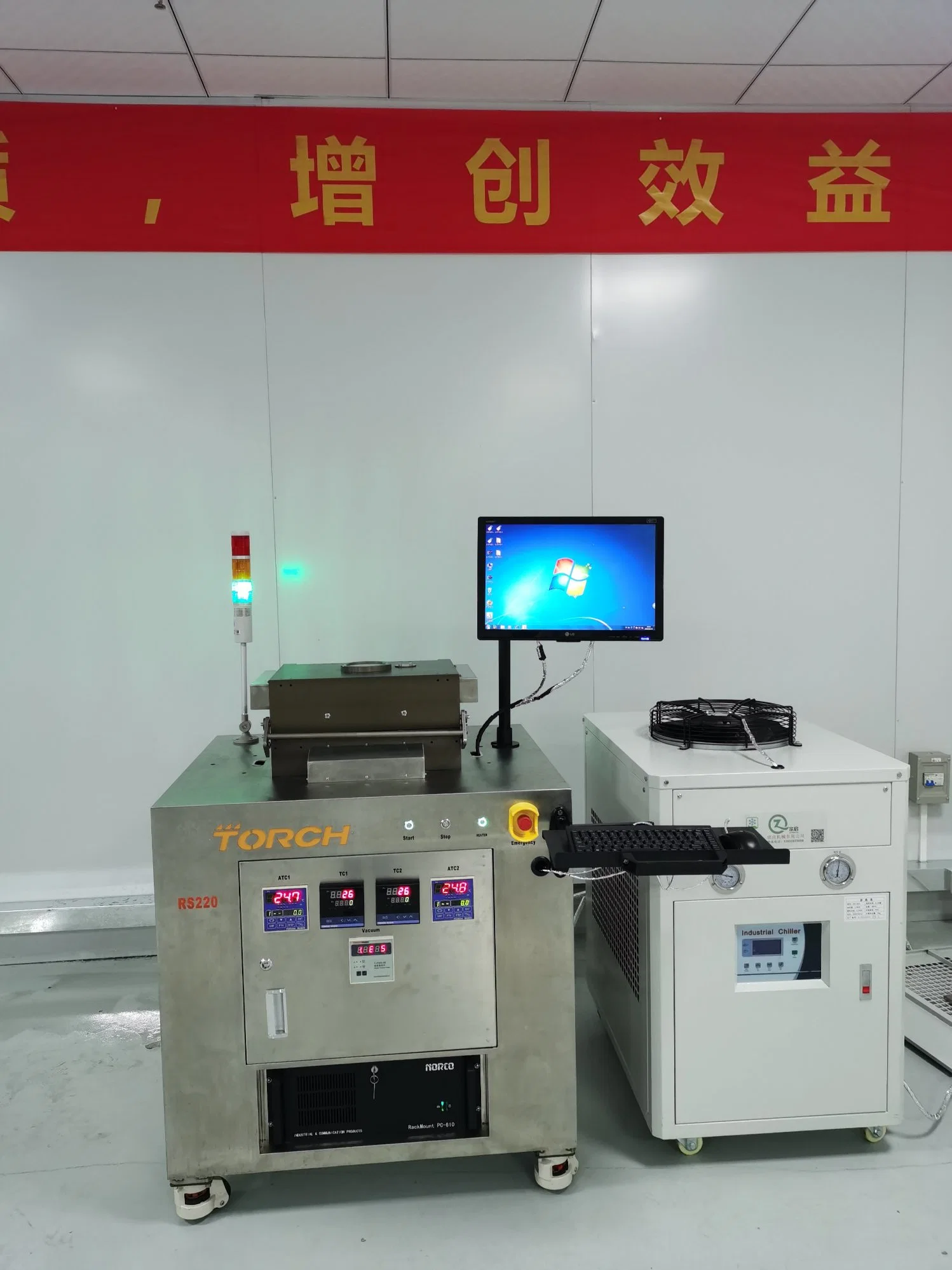 2023torch Solder Test High Clean material Experiment Vacuum Reflow Welder Para soldadura láser de semiconductores de China