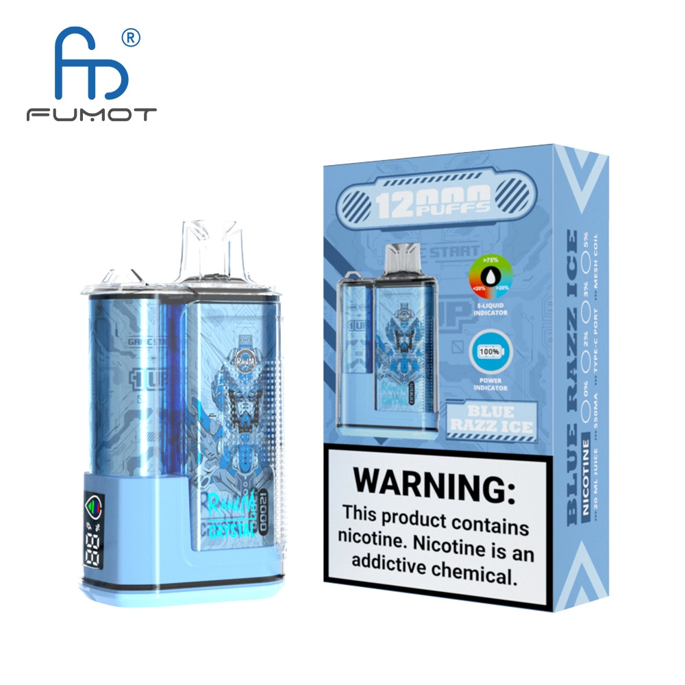 New Popular Fumot Randm Crystal 12000 Puffs Vape Disposable/Chargeable Vape Pod in The USA From Fumot Vape Factory OEM/ODM