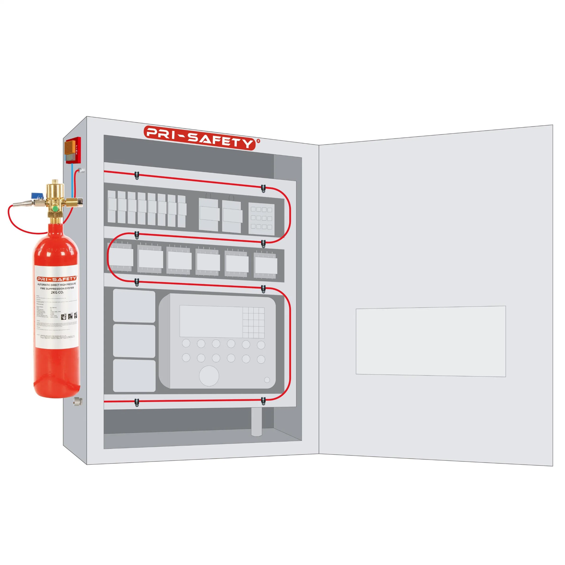 Advanced FM200 Direct Type elektrische Ausrüstung automatische Feuerlöscher-System