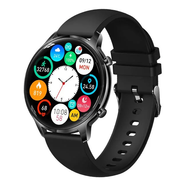 ساعة ذكية جديدة من Trends T18 SmartWatch BT الاتصال بالرجال النساء معدل نبضات القلب للعناية بالشعر لنظام التشغيل Android iOS