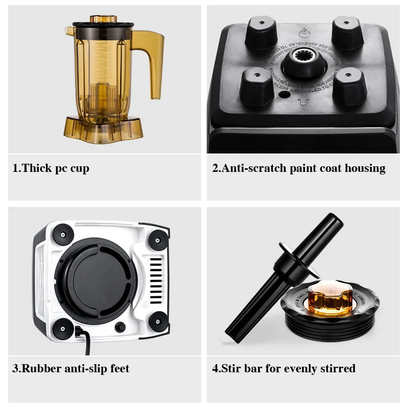 10 Speeds Portable Shake Smoothies Kitchen Blender Milkshake Machine Mixer Tea Extractions Machine Cream Foam Maker 110V/220V