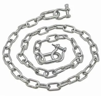 Boat Marine Hardware Chain Stainless Steel Sliver Swivel Anchor Chain Polished Marine Anchor Chain