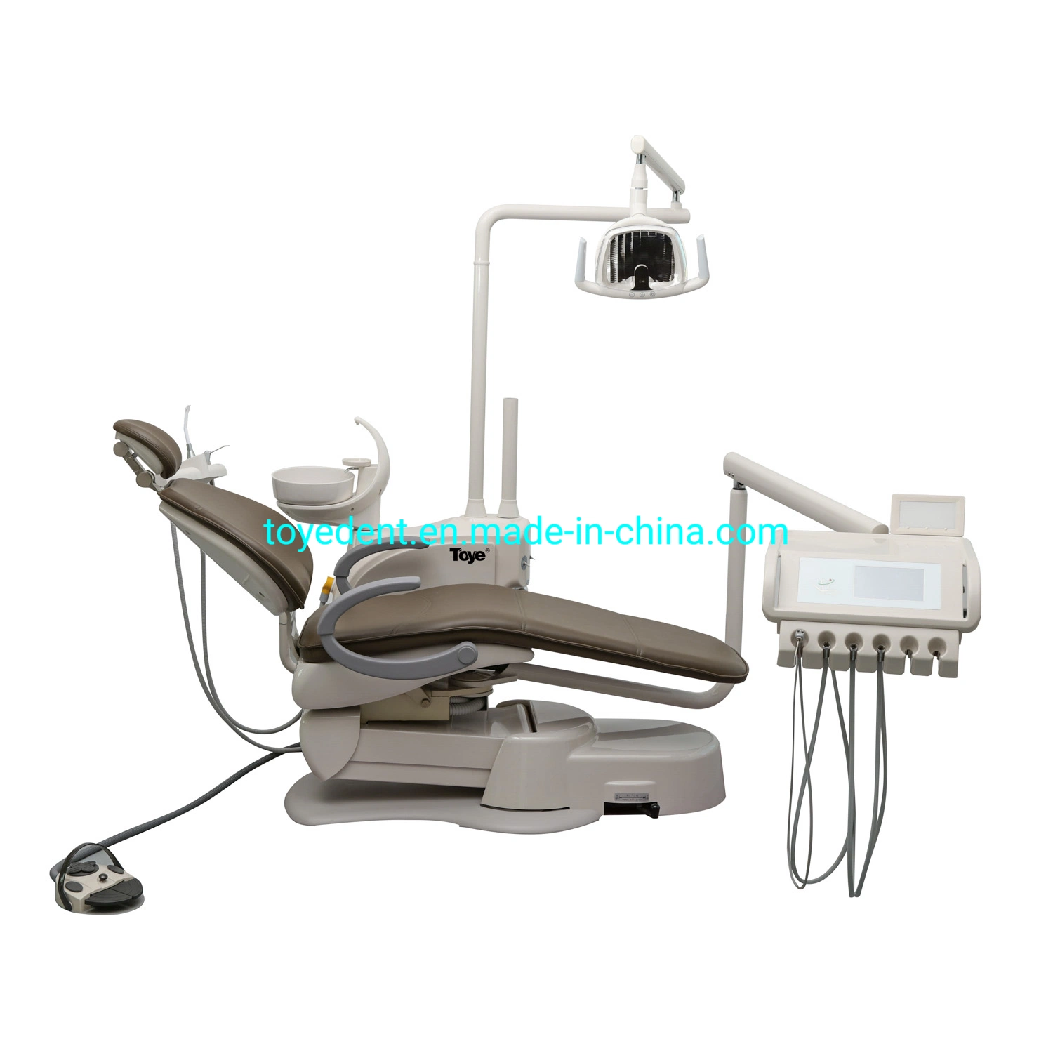 High quality/High cost performance Cuspidor Dental Chair Unit Dental Chairs in China