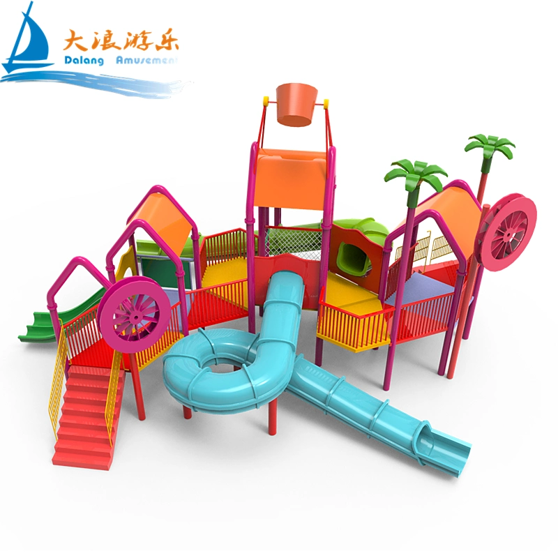 Dalang Fatory serie espacio exterior Playsets niños de diapositivas de agua interior Parque de juegos Parque de atracciones personalizado niños Juegos de patio de juegos al aire libre