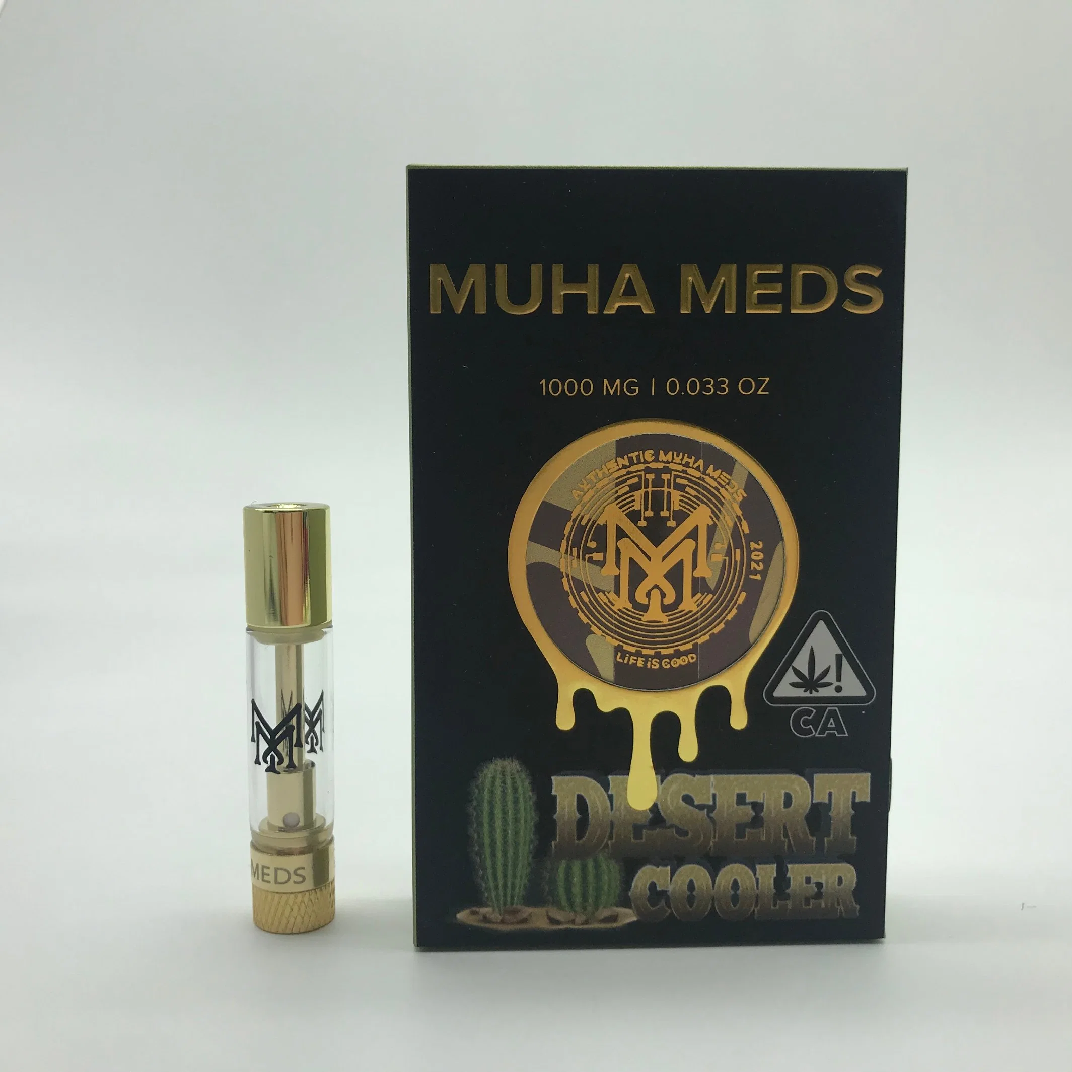 Популярные Gold рот наконечника сопла картриджа Vape Muha Meds тележки 1000 мг 1.0ml 1 грамм 2.0mm стекло бака