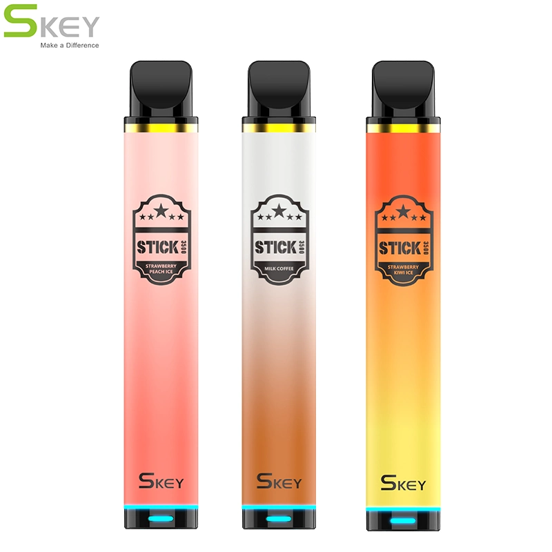 Skey Stick 3500puffs 10,5ml bobine en maille jetable électronique ecigarette Vape Périphérique stylet