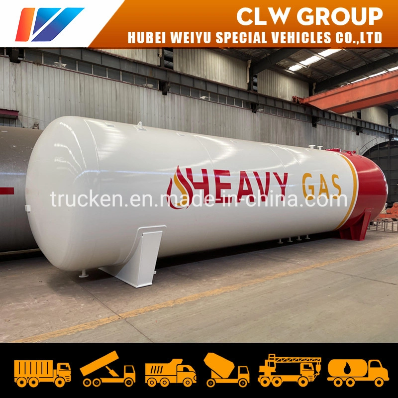 60000L 30 Tons 30mt LPG Gas Storage Tanker ASME Propane Pressure Vessel 60m3 Liquid Gas Storage Tank