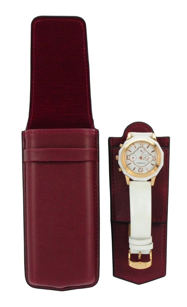 Wholesale/Supplier Croco Pattern Travel Single Smart Watch Pouch Leather Watch Case