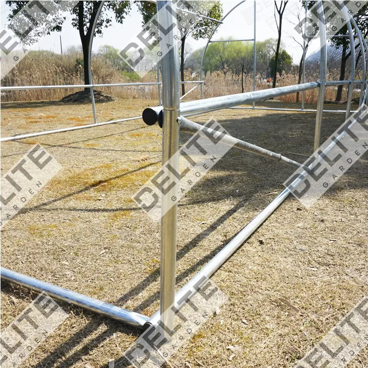 (5X6X2.7) M Polytunnel DIY Home Hobby Garden Greenhouse