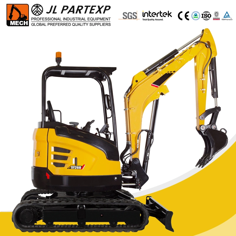 Mini Excavators 2 Tonne Earth-Moving Machinery Digger Mini for Clamp