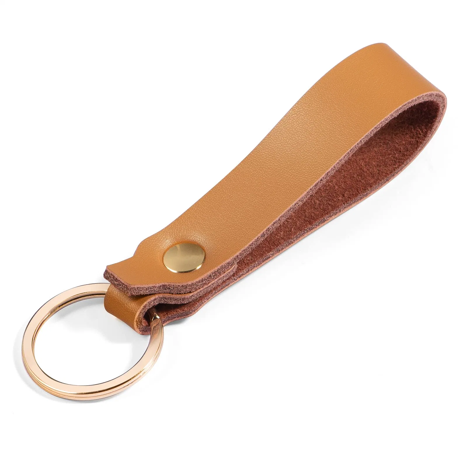 Genuine Leather Keychain for Man and Home Keyain Strap Holder Lanyard Keychain