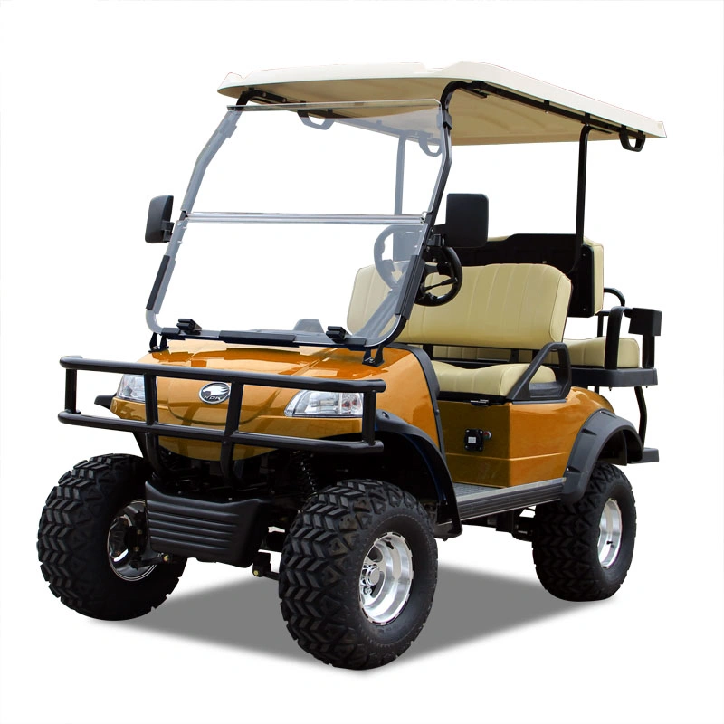 Electric Buggy Golf Cart Hunting Car (DEL2022D2Z, orange)