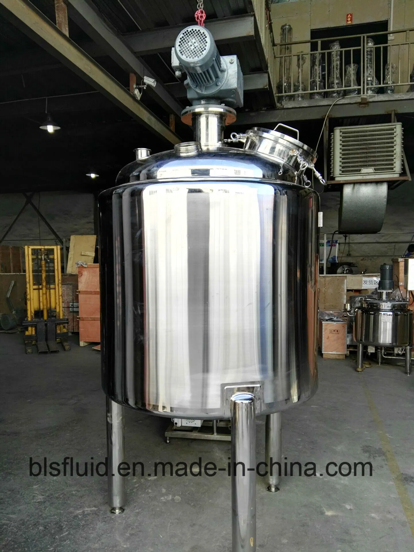 Jacketed Heating Stainless Steel Liquid Mixer Vessel