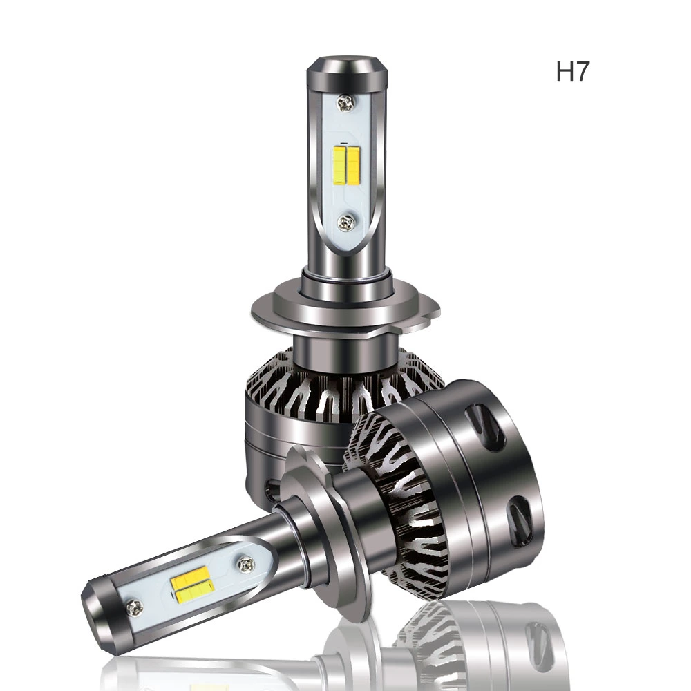 Auto Parts Car S5 LED Bulb Brightest 6000lm 9006 with White and Yellow Dual Color LED Headlight