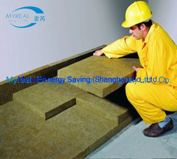 50mm Thick Rock Wool Board Construction Building Materials for Wall Insulation