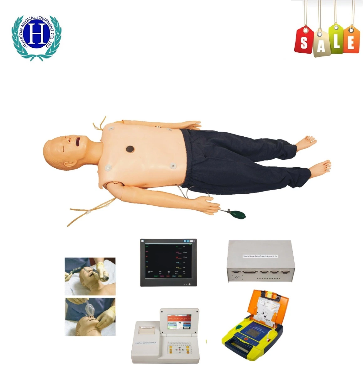 Best Price Good Quality H-Acls850 Medical Nursing Training Manikin / Mannequin / Dummy Price