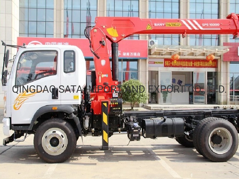 Mini Mobile Truck Mounted Crane with Telescopic Boom