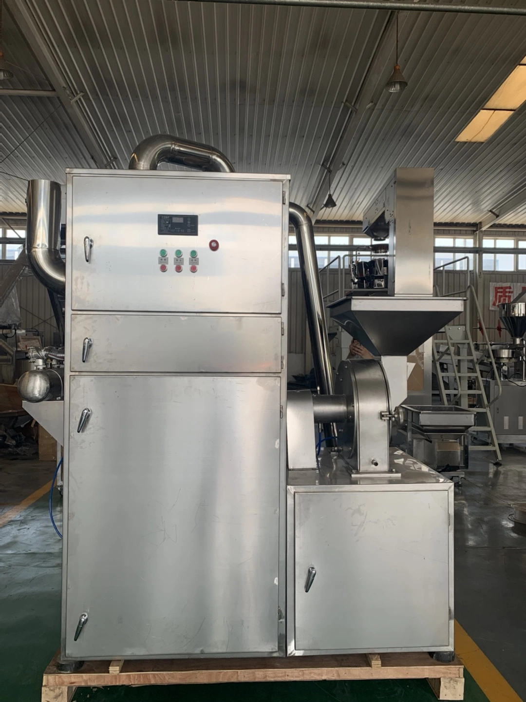 High quality/High cost performance  and Best Price Sugar Grinder Black Pepper Powder Ginder Production Line Spices Powder Grinder Process Line