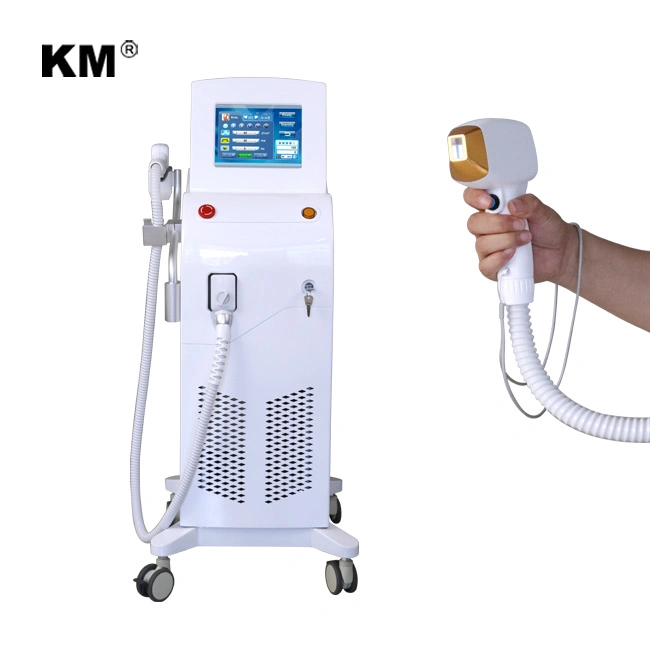 Kemei Hot Sale Painless Permanent 808 Diode Laser Portable/ 808 Diode Laser Hair Removal Equipment with Ce ISO