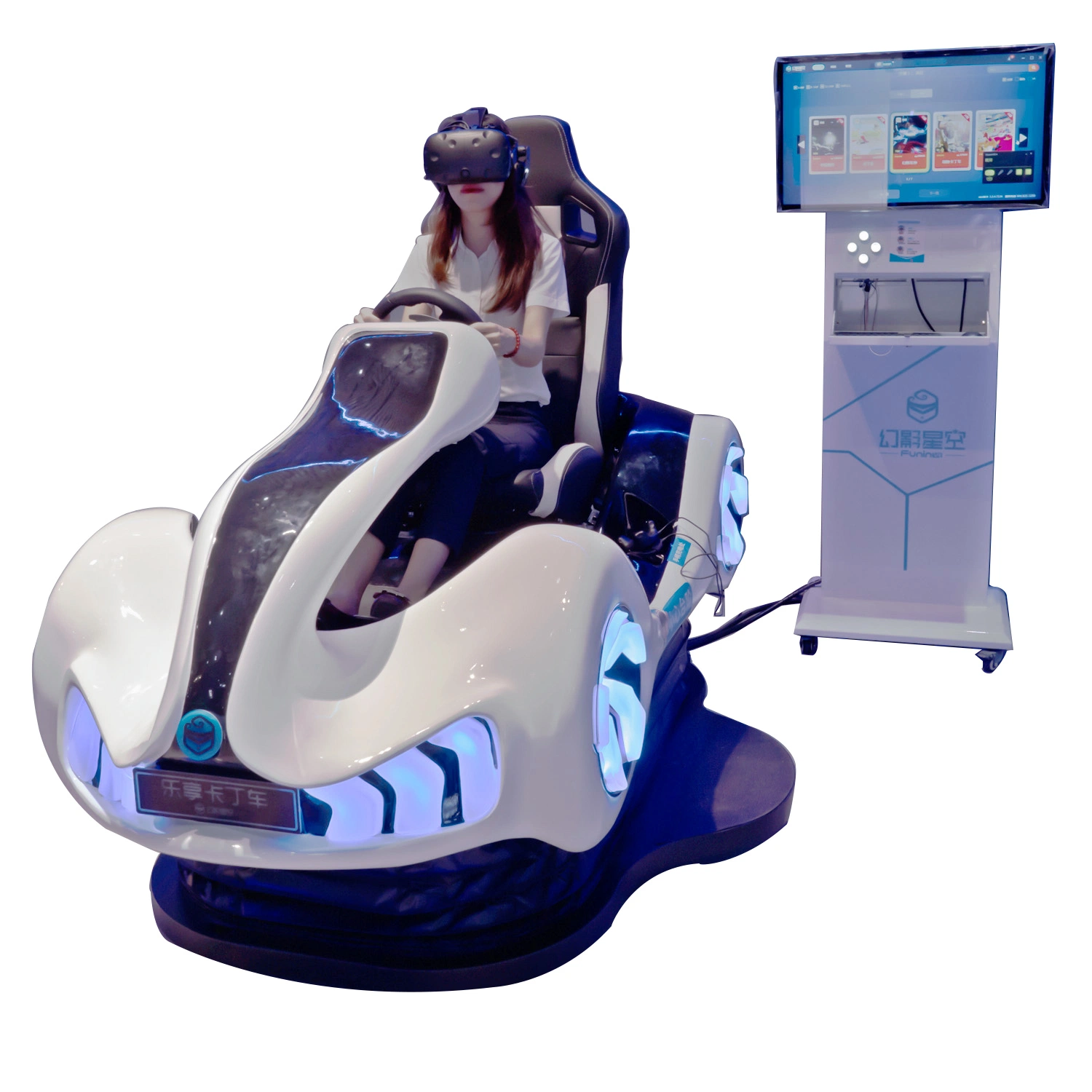 Creative Design Arcade Games Car Race Game 9d Virtual Reality Kart Racing