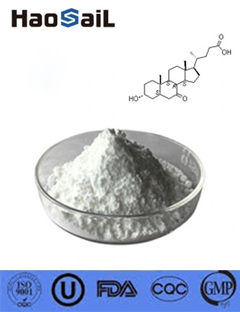 High Purity 99% Ursodeoxycholic Acid CAS 128-13-2 with Best Quality From GMP Manufacturer