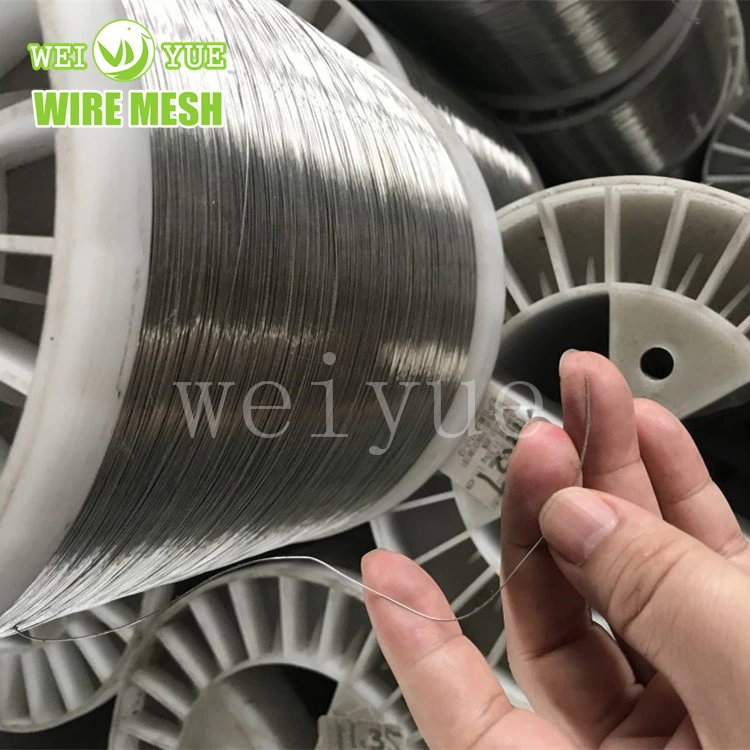 Silver Metal Wire 304 316 321 Stainless Steel Wire Ultra Fine Stainless Steel Wire Metal Spinning Wire