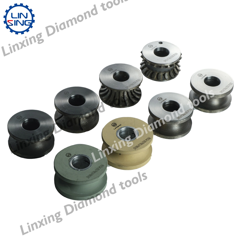 CNC Diamond Profiling Wheels CNC Profiling Wheel Router Bits Granite Marble Edge Grinding Wheel Diamond Edge Profile Wheels